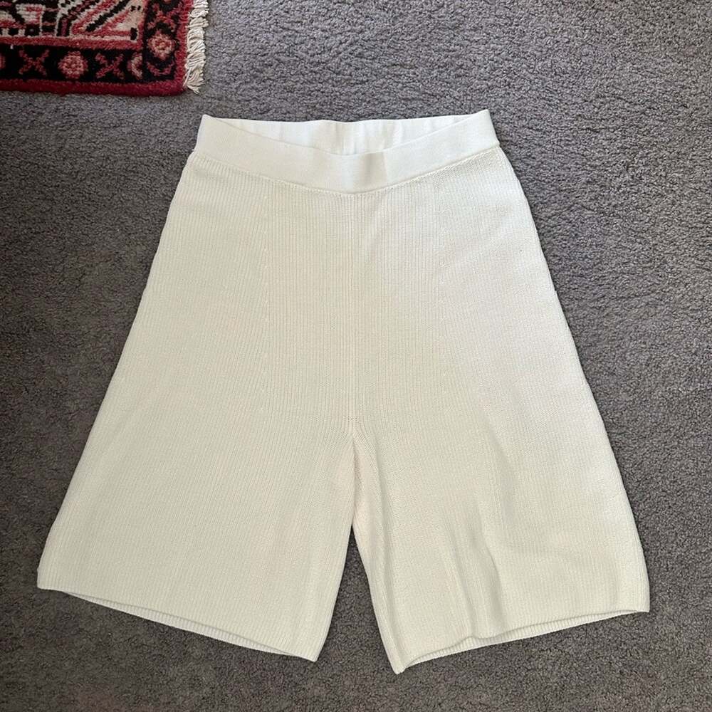 COS Ribbed Knit Bermuda Shorts - Picture 1 of 6